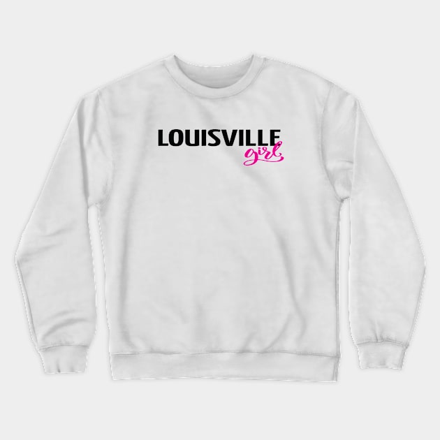 Louisville Girl Crewneck Sweatshirt by ProjectX23Red